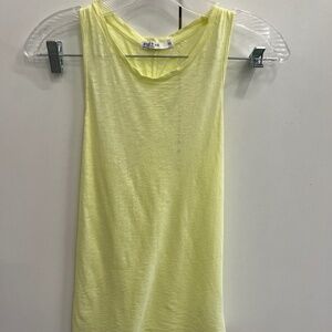 Stateside Women's Tank Top- Neon Yellow - XS
